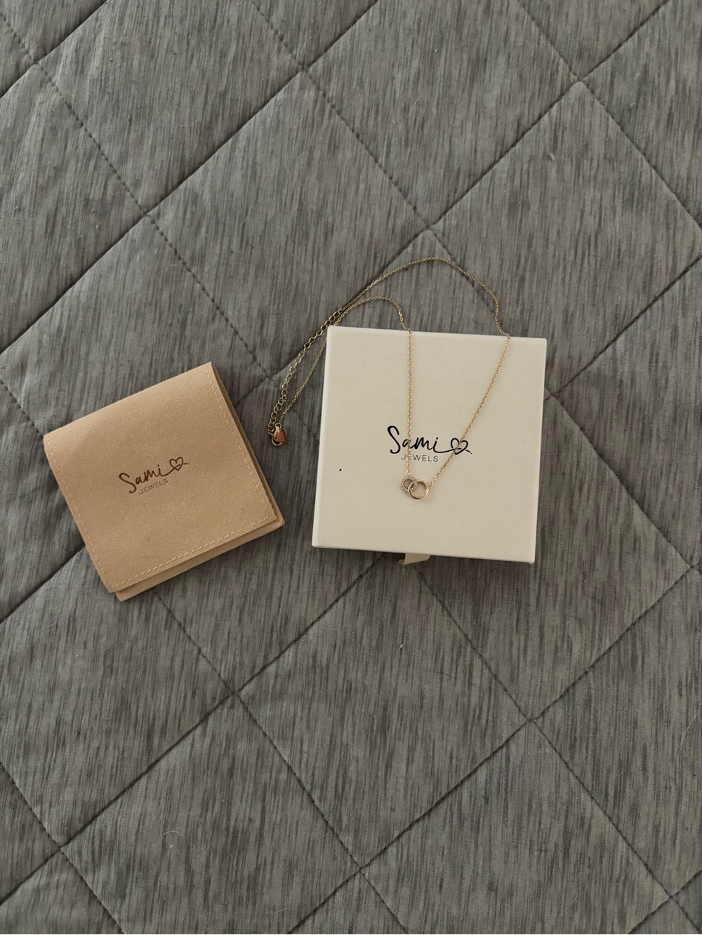 Gold Circle Pendant Necklace